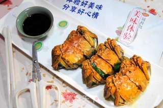 #信任之美#葱姜炒阳澄湖大闸蟹的做法步骤:9