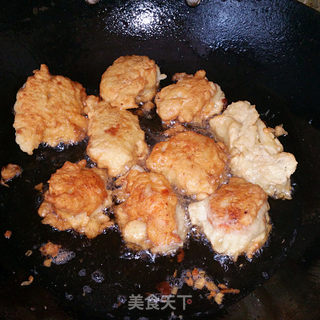 #信任之美#冬柿糖醋肉的做法步骤:5