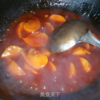 #信任之美#冬柿糖醋肉的做法步骤:7