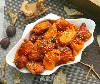 #信任之美#冬柿糖醋肉的做法步骤:9