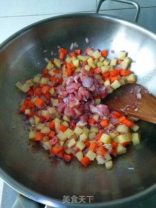 #信任之美#咖喱鸡肉焗饭的做法步骤:8