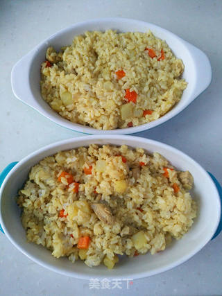 #信任之美#咖喱鸡肉焗饭的做法步骤:13