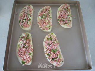 #信任之美#蒜香培根馒头片的做法步骤:6