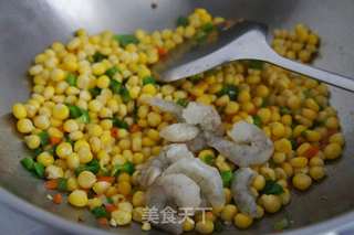 #信任之美#鲜虾仁松仁玉米的做法步骤:6