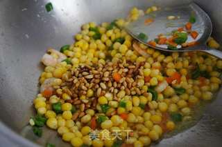 #信任之美#鲜虾仁松仁玉米的做法步骤:7