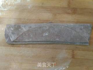 #信任之美#杂粮手擀面的做法步骤:5