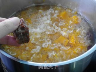 #信任之美#双红银耳南瓜汤的做法步骤:6