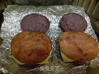 #信任之美#黑米汉堡(冷藏中种)的做法步骤:16