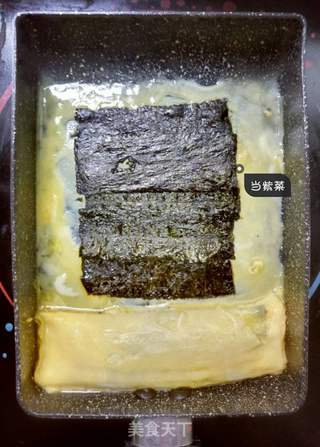 紫菜芝士玉子烧的做法步骤:7