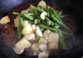 #信任之美#土豆豆角炖五花肉的做法步骤：13