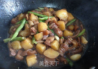 #信任之美#土豆豆角炖五花肉的做法步骤：15