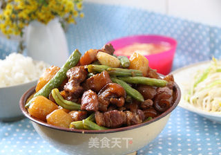 #信任之美#土豆豆角炖五花肉的做法步骤:16