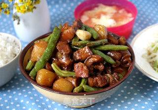 #信任之美#土豆豆角炖五花肉的做法步骤:17