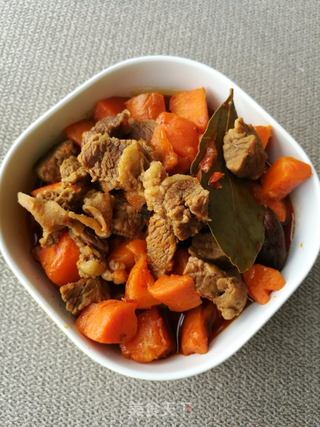 #信任之美# 胡萝卜烧牛肉的做法步骤:10