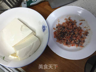 #信任之美#虾籽豆腐的做法步骤：1