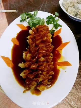 #信任之美#茄汁菠萝鱼的做法步骤:16