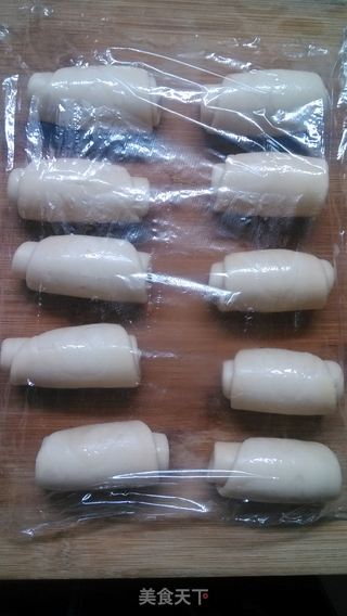 鲜肉蟹壳黄的做法步骤:12