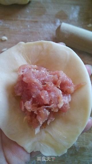 鲜肉蟹壳黄的做法步骤:15