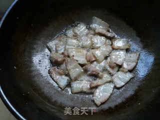 香干回锅肉的做法步骤:5