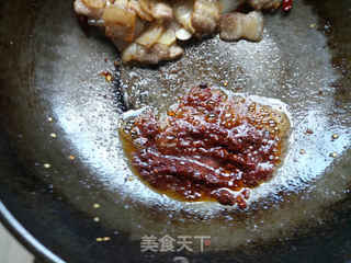 香干回锅肉的做法步骤:7