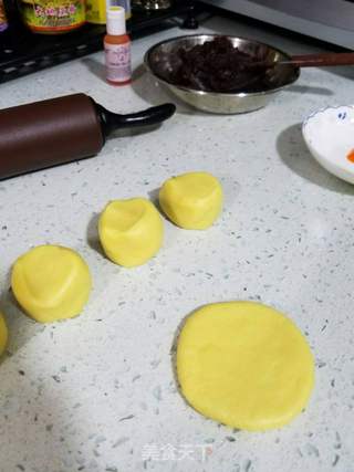 #信任之美#豆沙包(蒸)的做法步骤:4