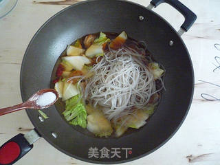 #信任之美#白菜炖粉条的做法步骤:8