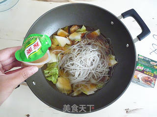 #信任之美#白菜炖粉条的做法步骤:9