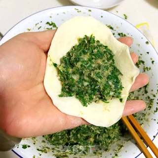 #信任之美#荠菜猪肉蒸包的做法步骤:11