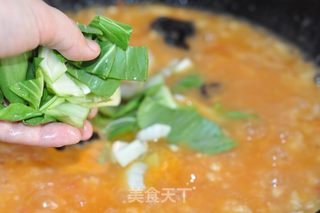 #信任之美#西红柿疙瘩汤的做法步骤:11