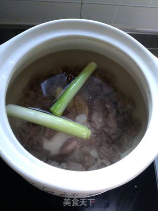 #信任之美#白萝卜牛肉汤的做法步骤:4
