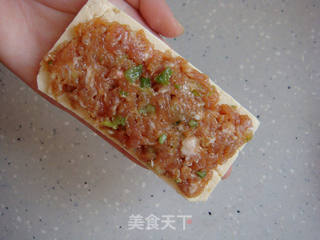 #信任之美#电饭煲版茄汁豆腐盒的做法步骤:3