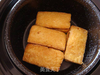 #信任之美#电饭煲版茄汁豆腐盒的做法步骤:7