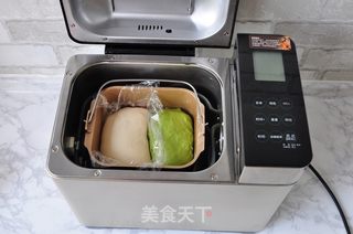抹茶蜜豆吐司的做法步骤:11