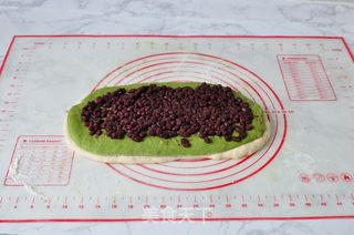 抹茶蜜豆吐司的做法步骤：14