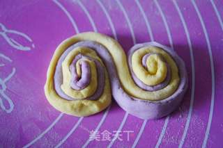 #信任之美#双色花卷的做法步骤:6
