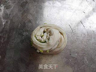 香葱盘丝饼的做法步骤:9
