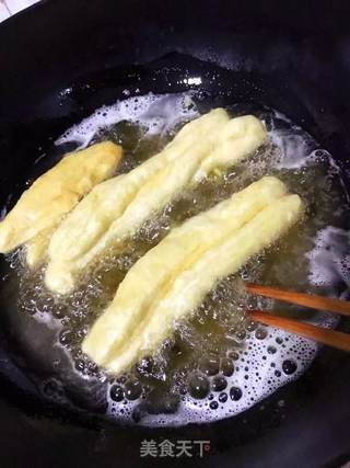#信任之美#炸油条的做法步骤:9