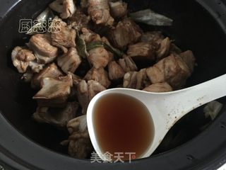 萝卜煲羊排的做法步骤:6