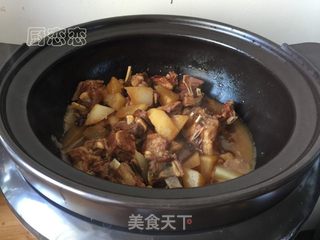 萝卜煲羊排的做法步骤:10