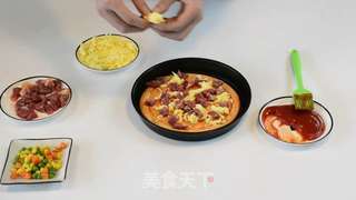 香烤披萨的做法步骤：2