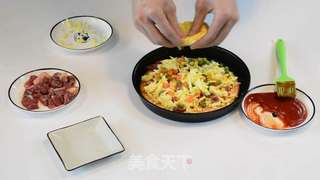 香烤披萨的做法步骤:3