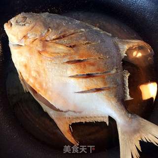 #信任之美#红烧鲳鱼的做法步骤:4