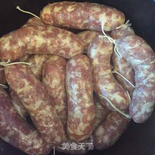 #信任之美#自制腊肠（妈妈的味道）的做法步骤：9