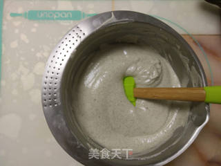 杂粮戚风蛋糕的做法步骤:11