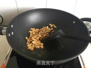 #信任之美#咖喱鸡丁炒饭的做法步骤:3