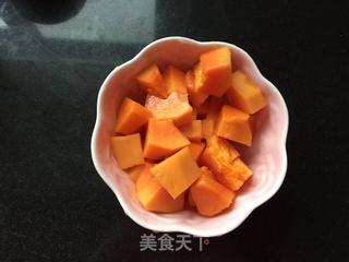 #信任之美#云朵木瓜燕麦糊的做法步骤:3