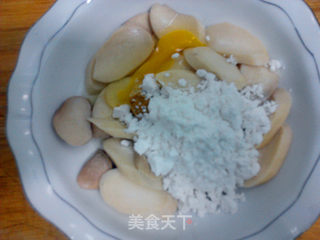 #信任之美#香炸杏鲍菇的做法步骤:3
