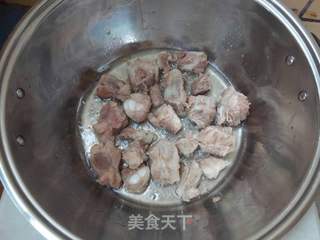#信任之美#干笋烧排骨的做法步骤：5