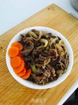 一个人也要好好吃饭之日式牛肉盖饭的做法步骤:9
