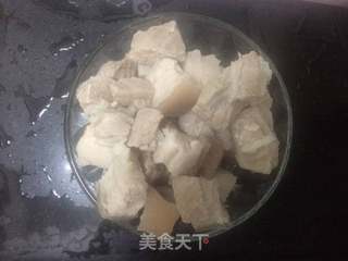 #信任之美#芋头烧五花肉的做法步骤:4